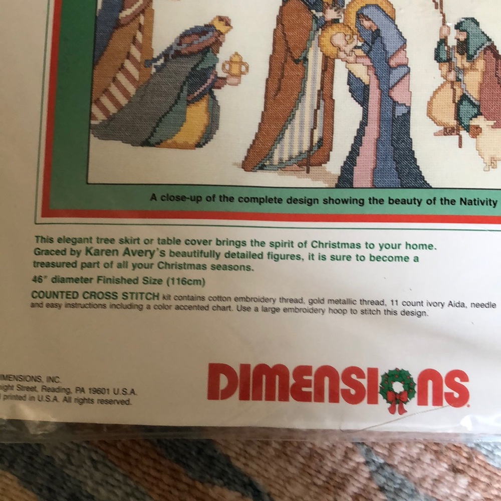 Dimensions Counted Cross Stitch Kit - Picture 4 of 4